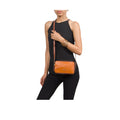 Beth 05 Tan Leather Crossbody