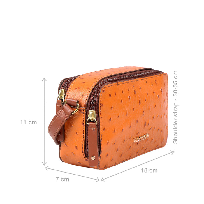 Beth 05 Tan Leather Crossbody