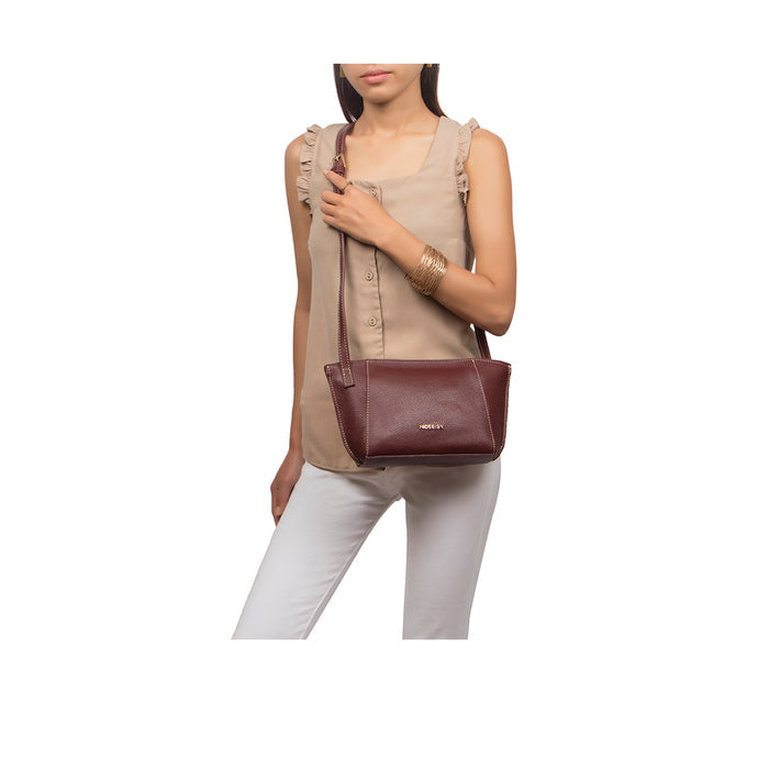 Beth 06 Red Leather Crossbody