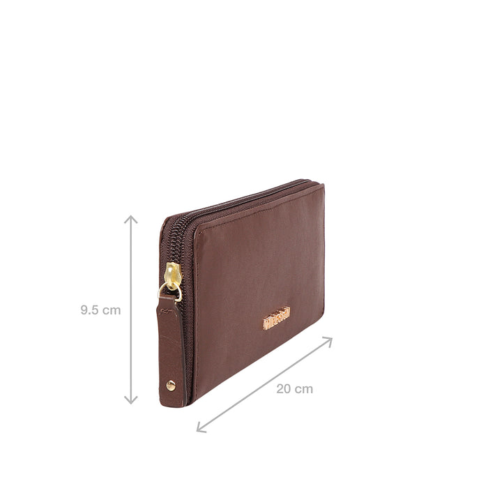 Beth W2  Leather Zip Around Wallet