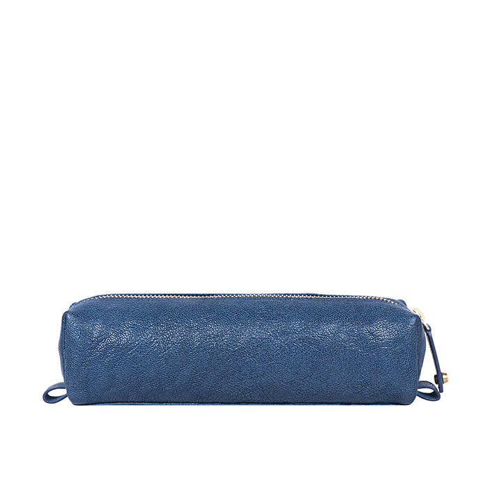 Bilbo Blue Leather Stationery Pouch