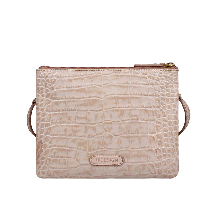 Bille 01 Nude Leather Sling Bag