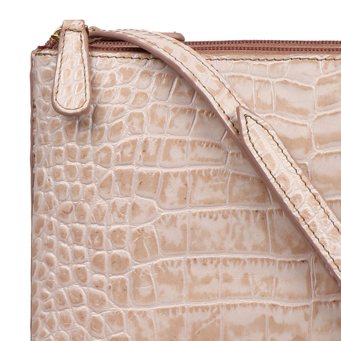 Bille 01 Nude Leather Sling Bag