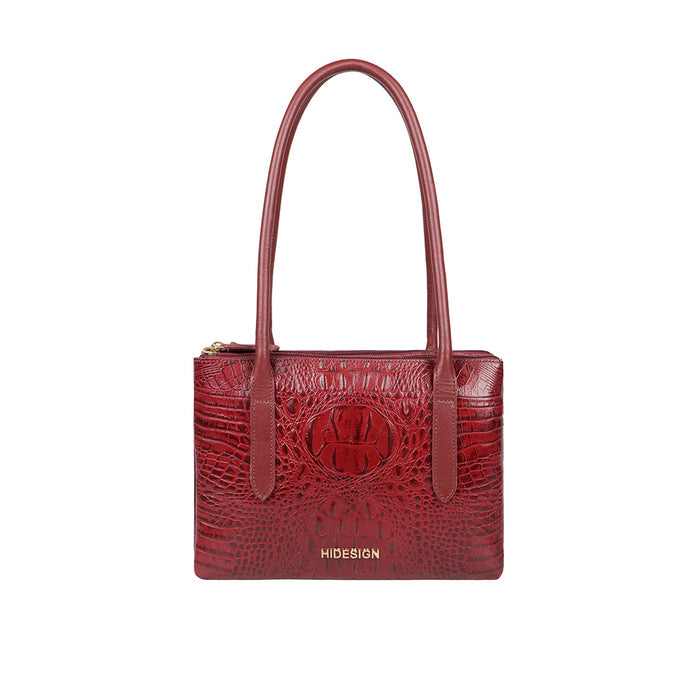 Bille 02 Marsala Leather Shoulder Bag