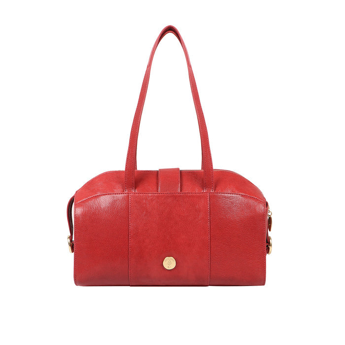 Bloom - 02 Red Leather Shoulder Bag