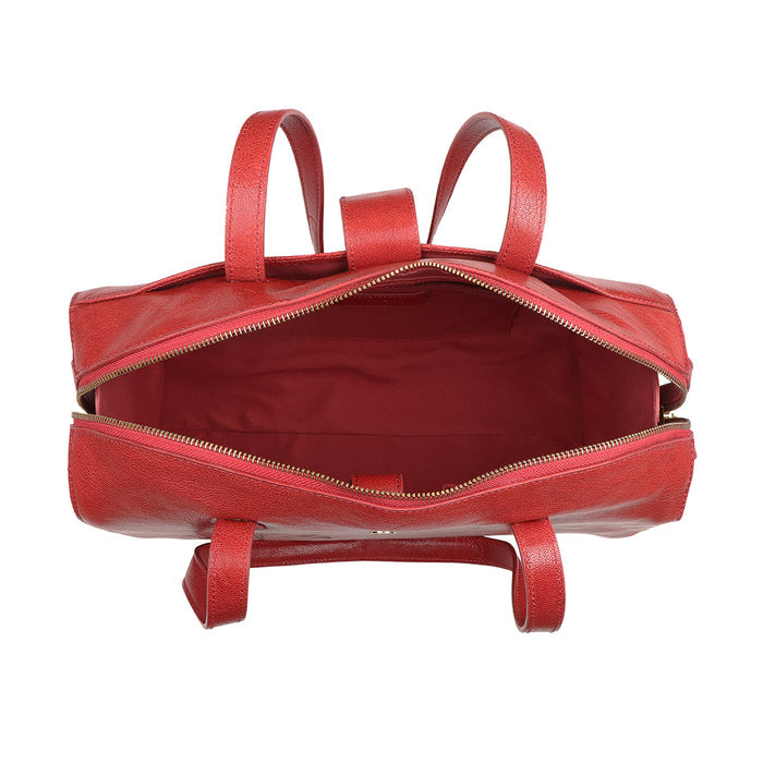 Bloom - 02 Red Leather Shoulder Bag