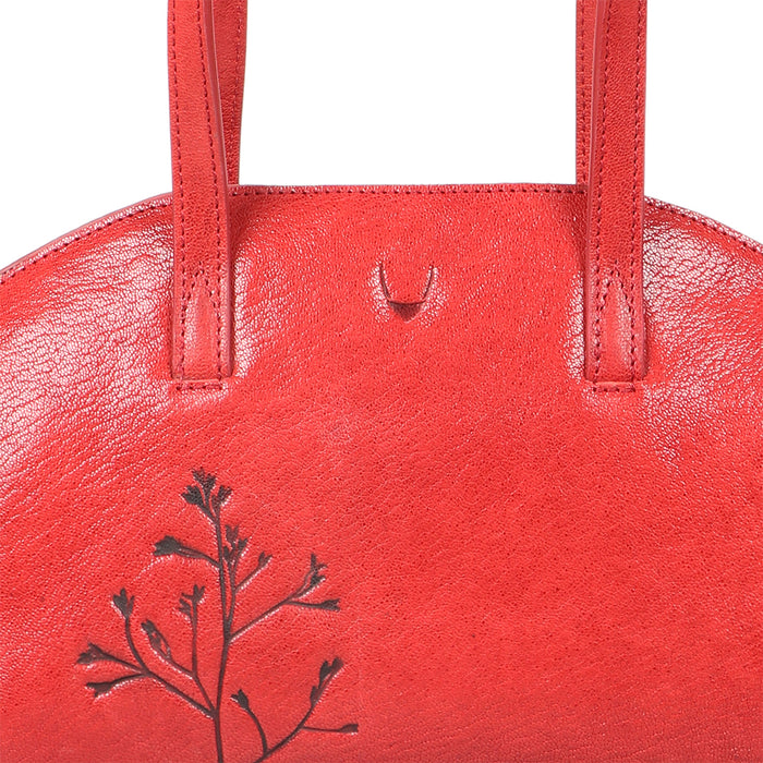 Bloom - 03 Red Leather Shoulder Bag
