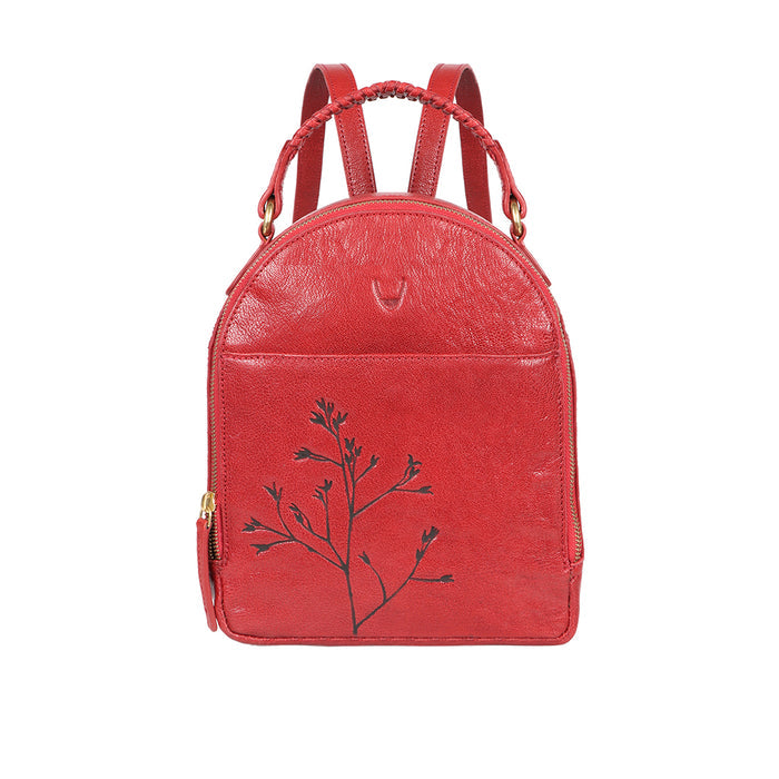 Bloom - 04 Red Leather Backpack