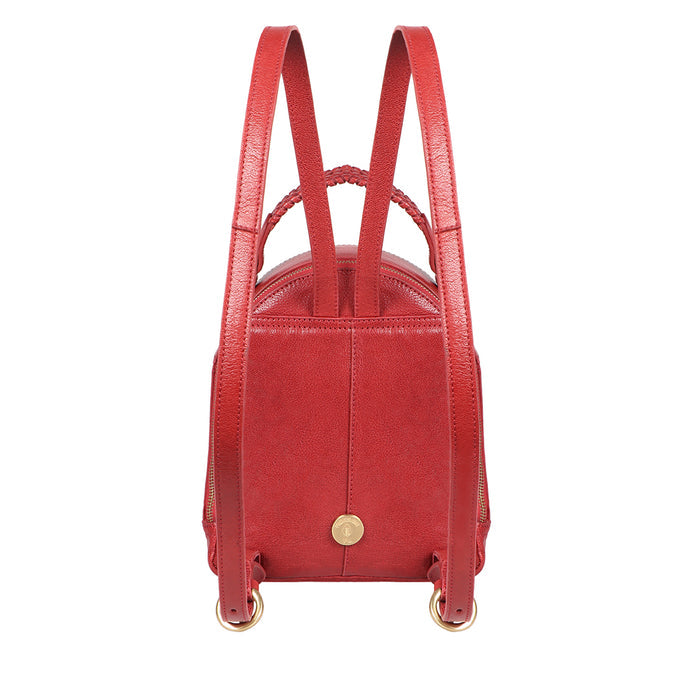 Bloom - 04 Red Leather Backpack