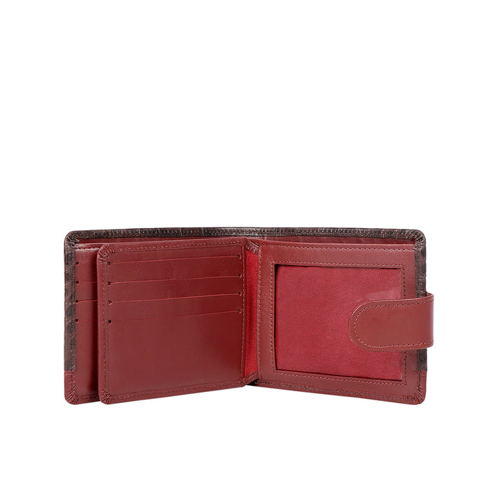 Bobby W1 Brown Leather Bi-Fold Wallet