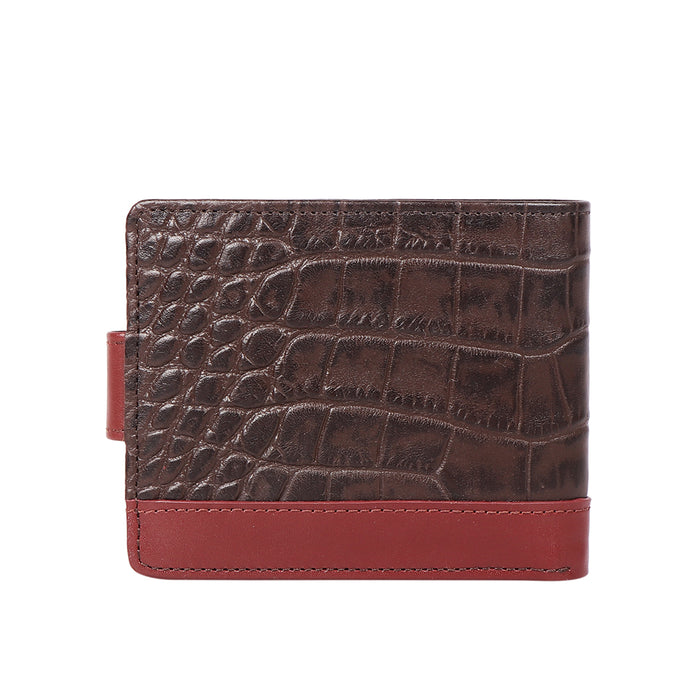 Bobby W1 Brown Leather Bi-Fold Wallet