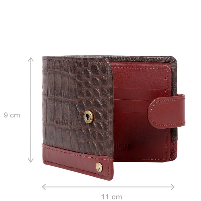 Bobby W1 Brown Leather Bi-Fold Wallet