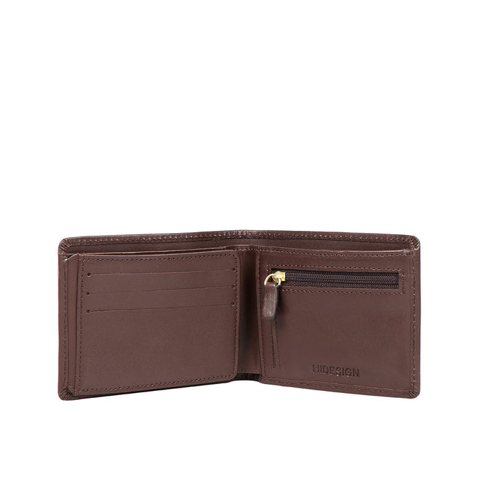 Bobby W3 Brown Leather Bi-Fold Wallet