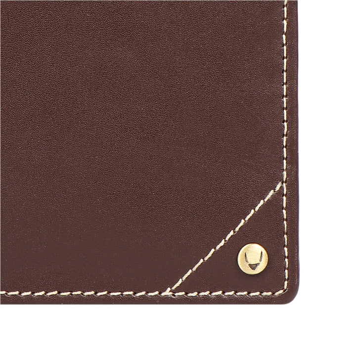 Bobby W3 Brown Leather Bi-Fold Wallet