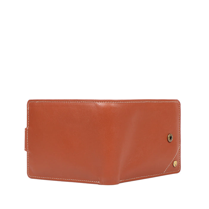 Bobby W5 Tan Leather Bi-Fold Wallet