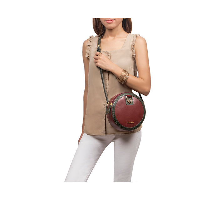 Bogota 03 Marsala Leather Crossbody