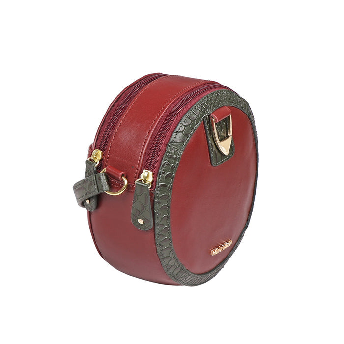 Bogota 03 Marsala Leather Crossbody