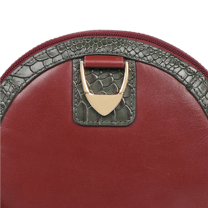 Bogota 03 Marsala Leather Crossbody