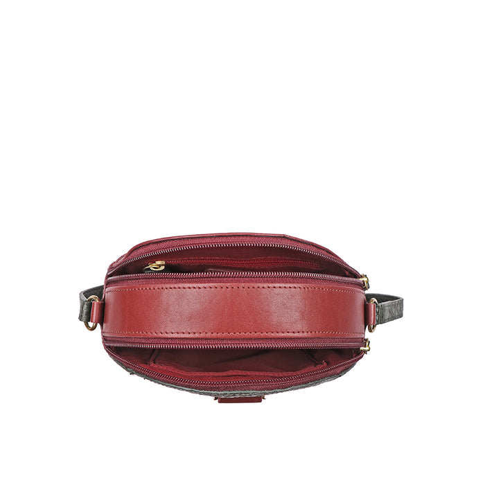 Bogota 03 Marsala Leather Crossbody
