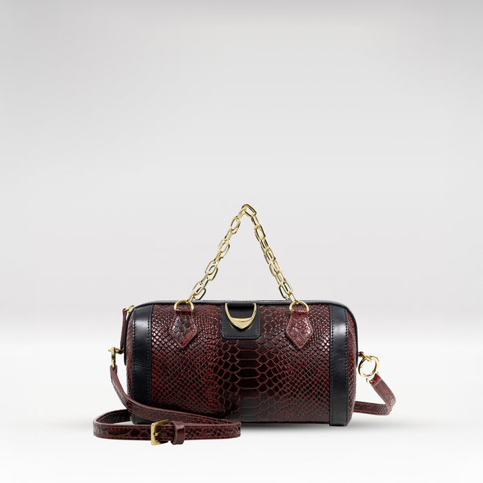 Bogota 04 A Red Leather Sling Bag