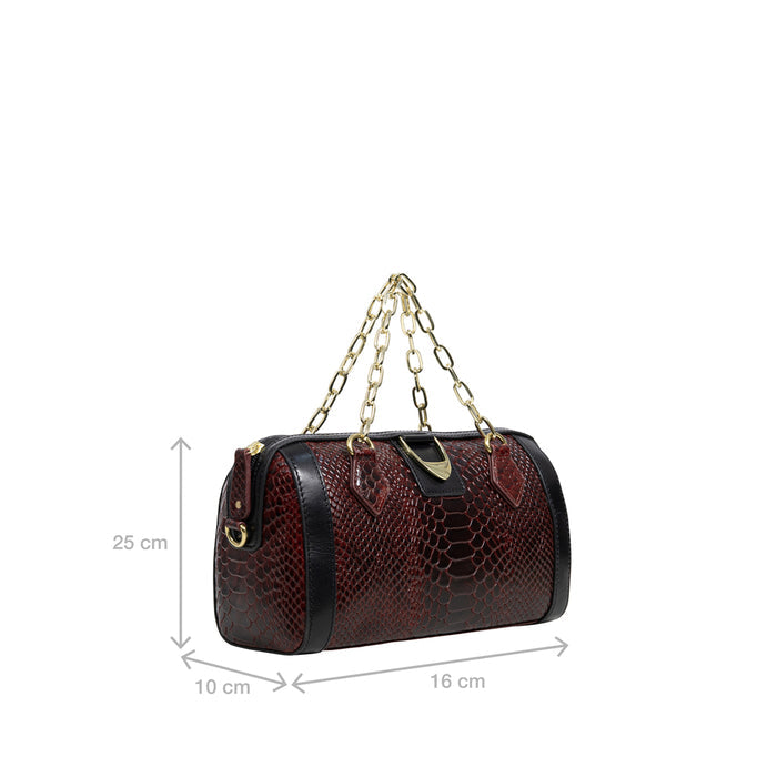 Bogota 04 A Red Leather Sling Bag