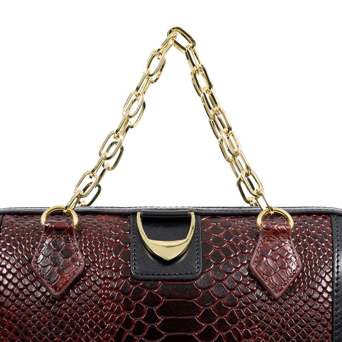 Bogota 04 A Red Leather Sling Bag