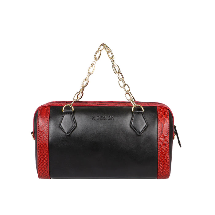 Bogota 04 Black Leather Sling Bag