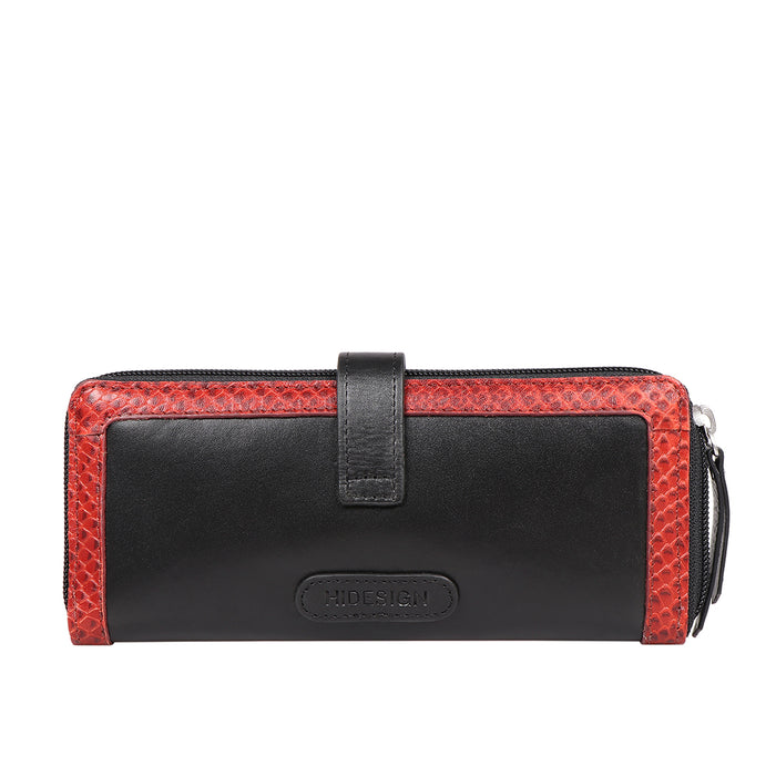Bogota W1 A Black Leather Zip Around Wallet