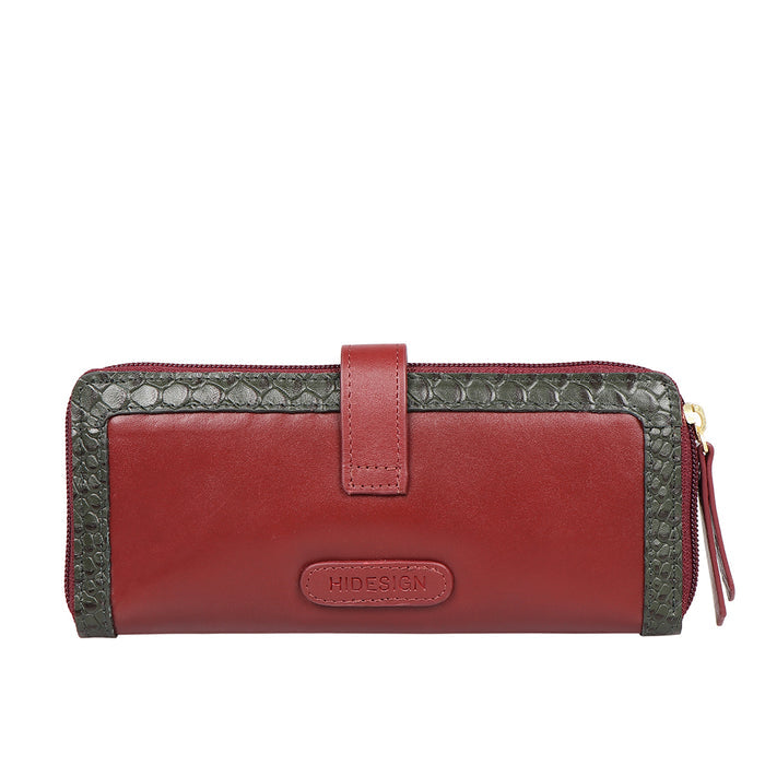 Bogota W1 A Marsala Leather Zip Around Wallet