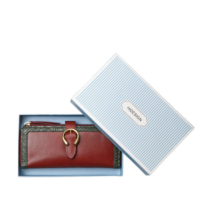 Bogota W1 A Marsala Leather Zip Around Wallet