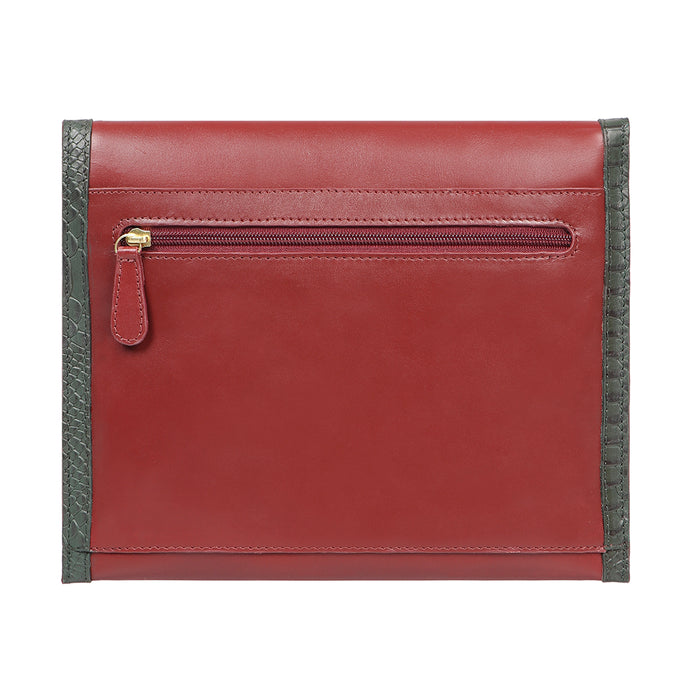 Bogota W2 A Marsala Leather Clutch Wallet