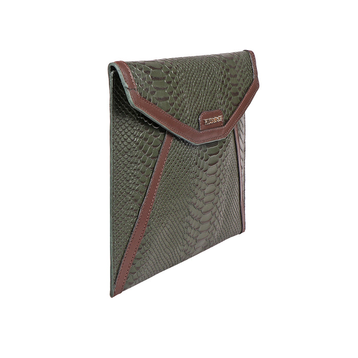 Bogota W2 Green Leather Clutch Wallet