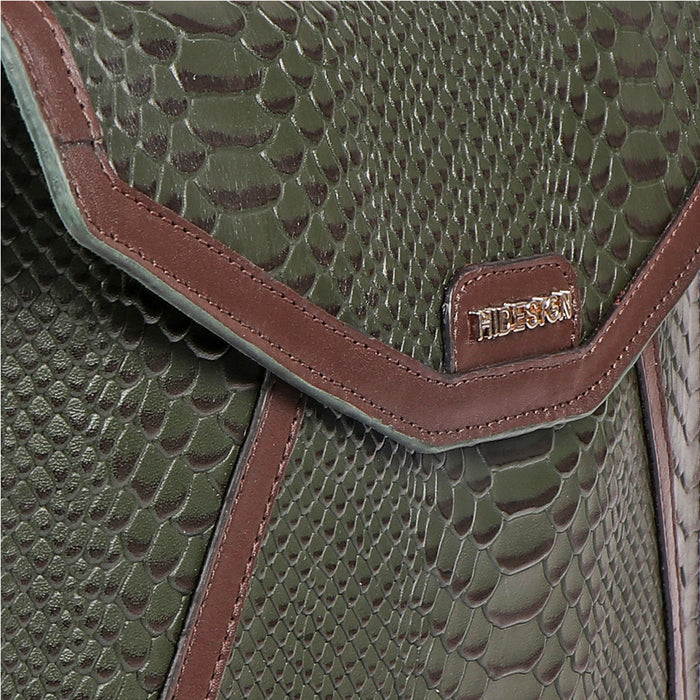 Bogota W2 Green Leather Clutch Wallet