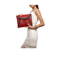 Bogota W2 Red Leather Clutch Wallet