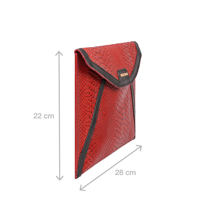 Bogota W2 Red Leather Clutch Wallet