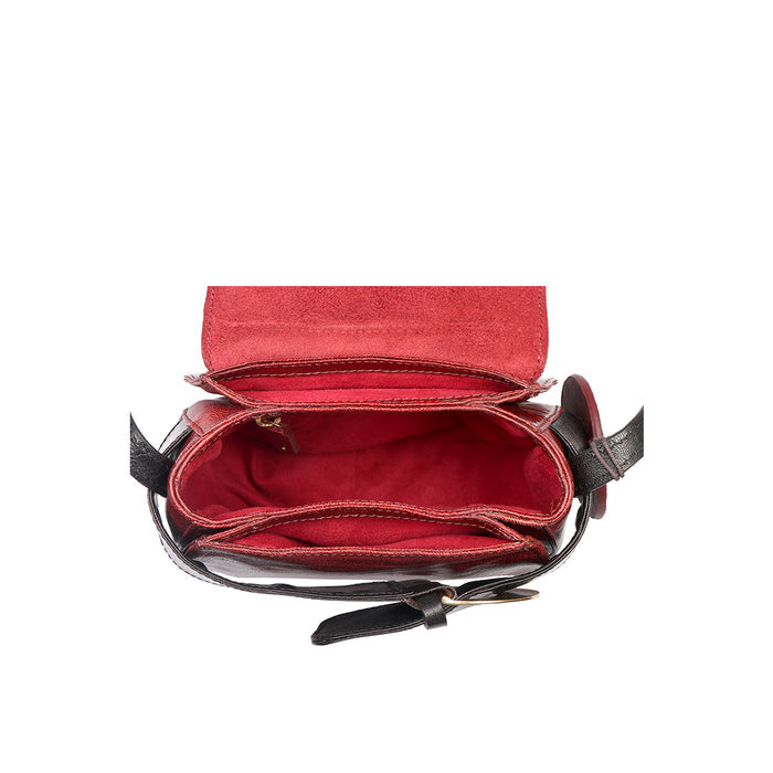 Boleyn 01 Red Leather Sling Bag
