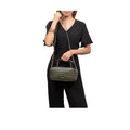 Bolivar 01 Green Leather Sling Bag