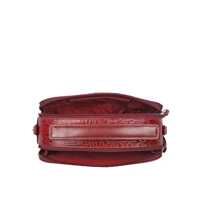 Bolivar 01 Marsala Leather Sling Bag