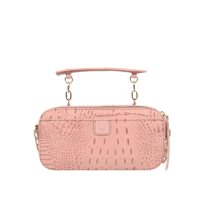 Bolivar 01 Pink Leather Sling Bag