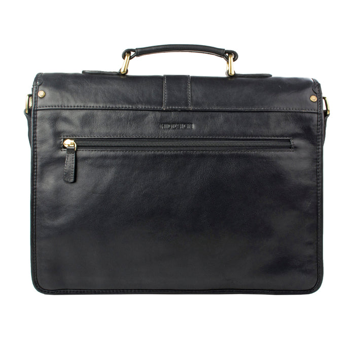 Bolton Black Leather  Briefcase