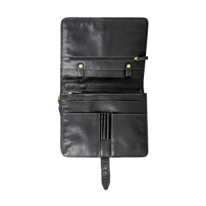 Bolton Black Leather  Briefcase