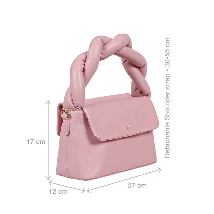 Bomba 01 Pink Leather Shoulder Bag