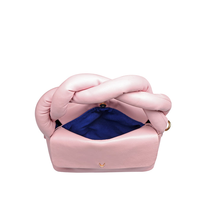 Bomba 01 Pink Leather Shoulder Bag