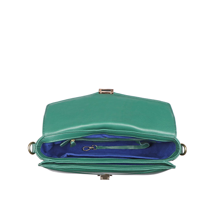 Bomba 02 Green Leather Sling Bag