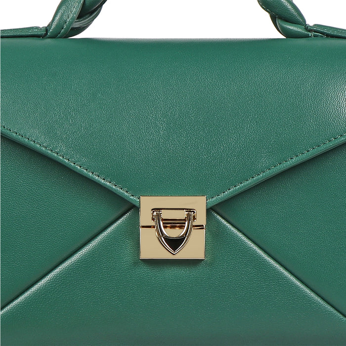 Bomba 02 Green Leather Sling Bag