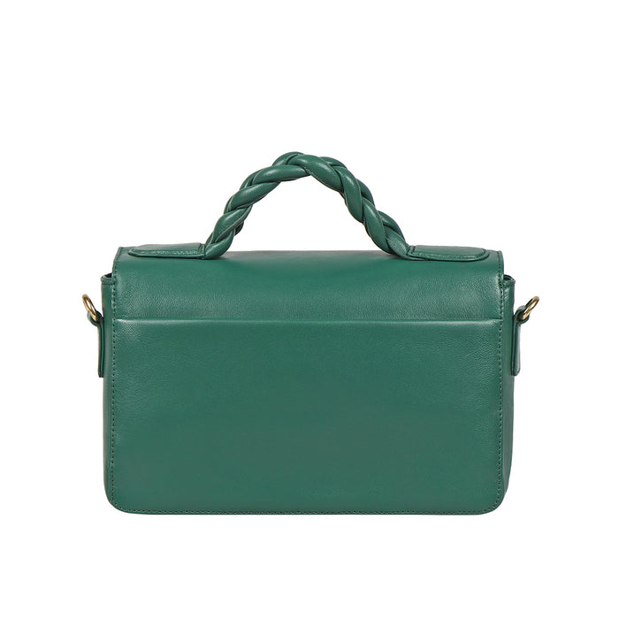 Bomba 02 Green Leather Sling Bag