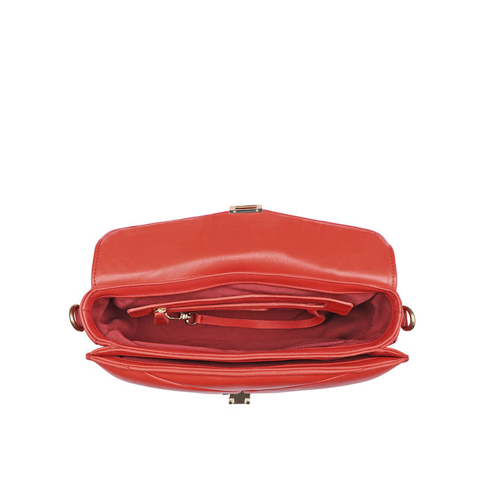 Bomba 02 Red Leather Sling Bag