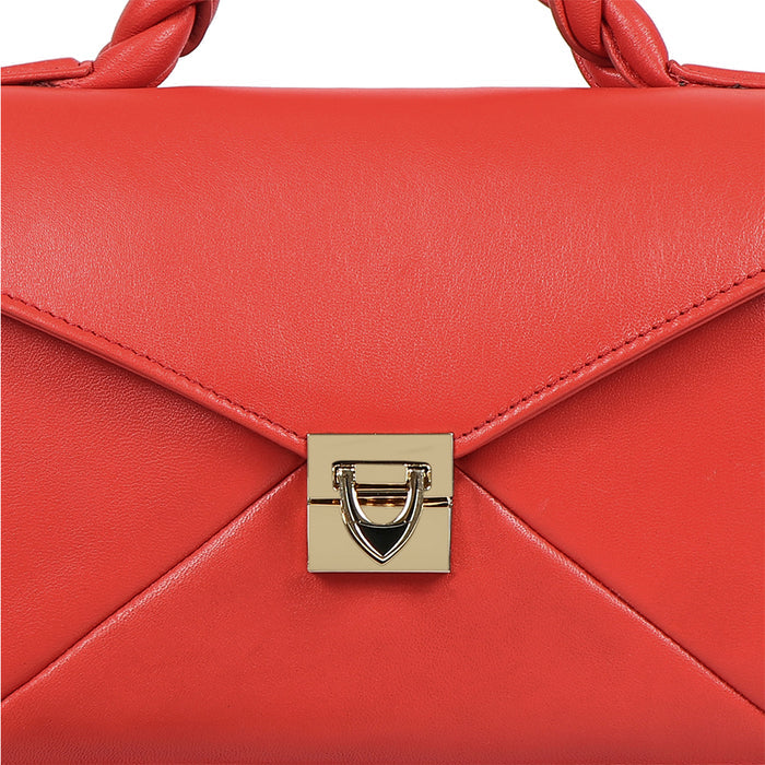 Bomba 02 Red Leather Sling Bag