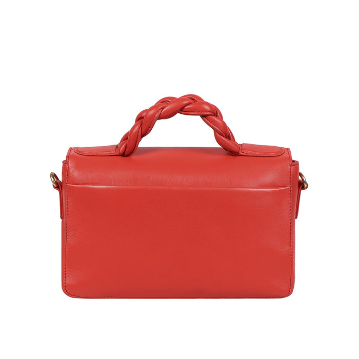 Bomba 02 Red Leather Sling Bag