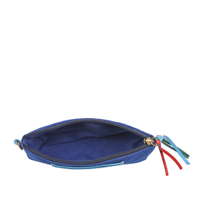 Bomba 03 Blue Leather Shoulder Bag